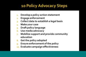 10 Steps to Policy Change