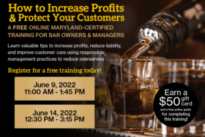 How to Increase Profits & Protect Your Customers – Free Online Training for Bars
